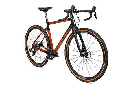 HTech Variantia, Karri frame with Vision Trimax wheels, SRAM Rival XPLR groupset and cockpit, and Brooks C15 saddle