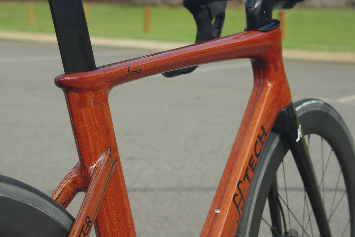HTech Svelter Wooden Aero Road Bike