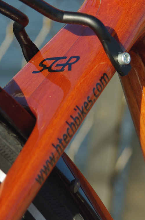 HTech Bikes Website on Jarrah Bicycle Frame